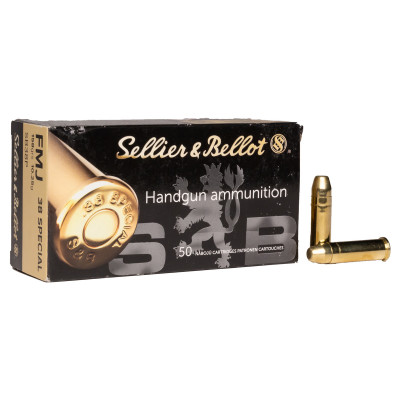 .38 SPECIAL FMJ 158grs. Sellier&Bellot 