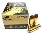 45 COLT JHP 230grs/14,9g Sellier&Bellot