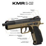 KMR S-02 .22LR Černá