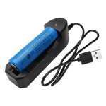 Taktická svítilna s 10W LED čipem Cree a nabíjecím adaptérem | BARRACUDA 10